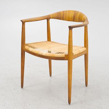 Hans J. Wegner, karmstol, "The Chair" modell "JH 501", Johannes Hansen, Danmark 1950-60-tal.