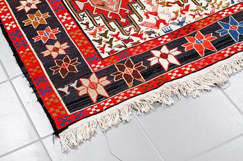 A soumak rug, 183 x 118 cm.