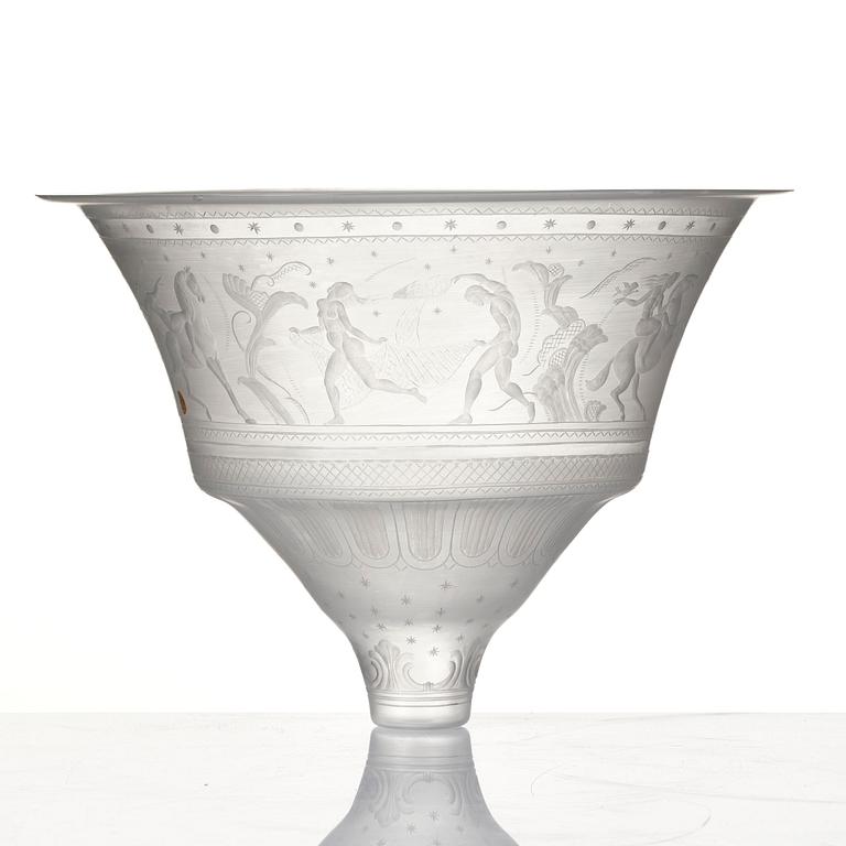 lampkupa, modell "165", Orrefors, 1920.