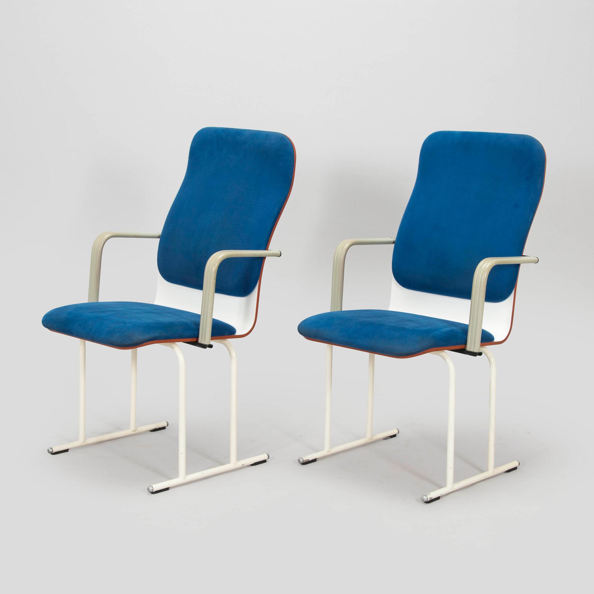 Yrjö Kukkapuro, a pair of late 20th century 'Sirkus' chairs for Avarte.