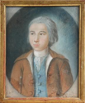 PORTRÄTT, 2 st, pastell, 1800-tal.