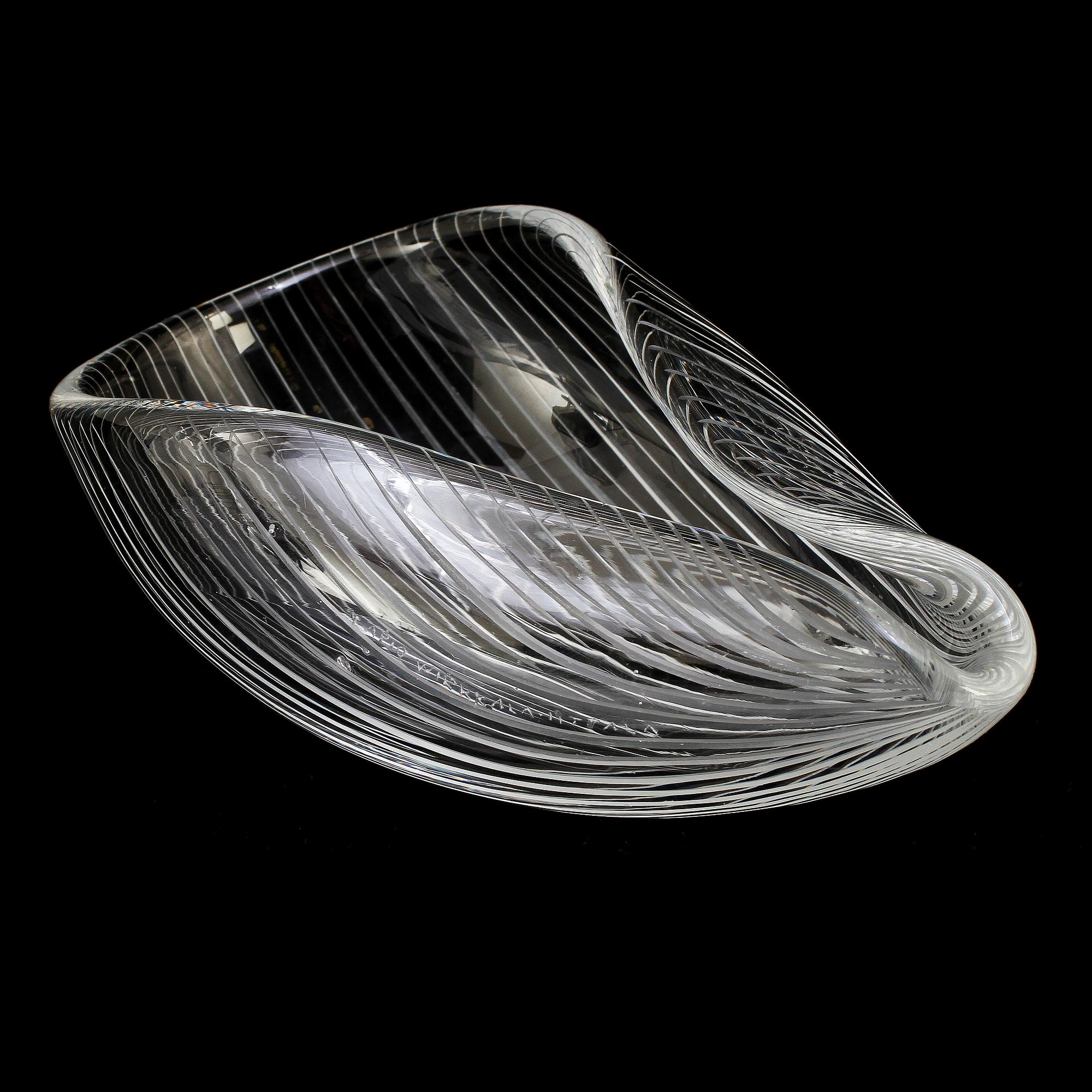 VAS samt FAT, glas, Tapio Wirkkala, Iittala, omkring 1900-talets mitt.