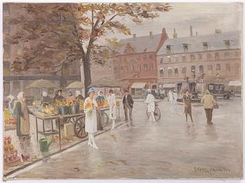 Theodor Friis, "Blomstertorv" "Efter regn".