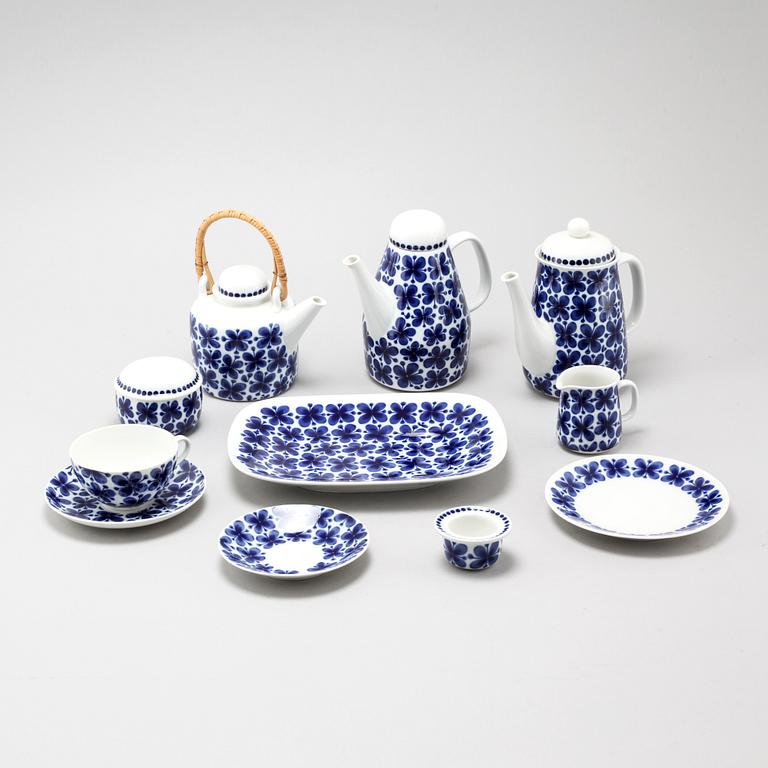 44 pieces of porcelain tableware by Marianne Westman, model "Mon Ami", for Rörstrand, 20th century.