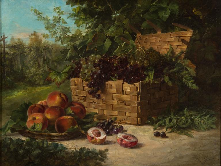 SÉBASTIEN CHARLES GIRAUD, attributed to. Oil on canvas, signed.