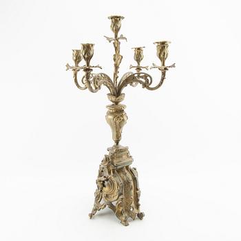 Candelabrum Louis XV style, first half of the 20th century.