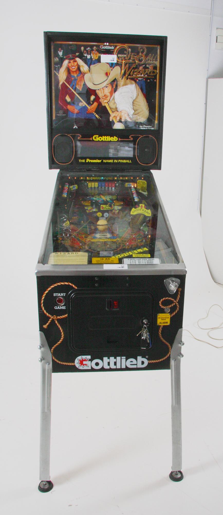 FLIPPERSPEL "Cue Ball Wizard", Gottlieb.