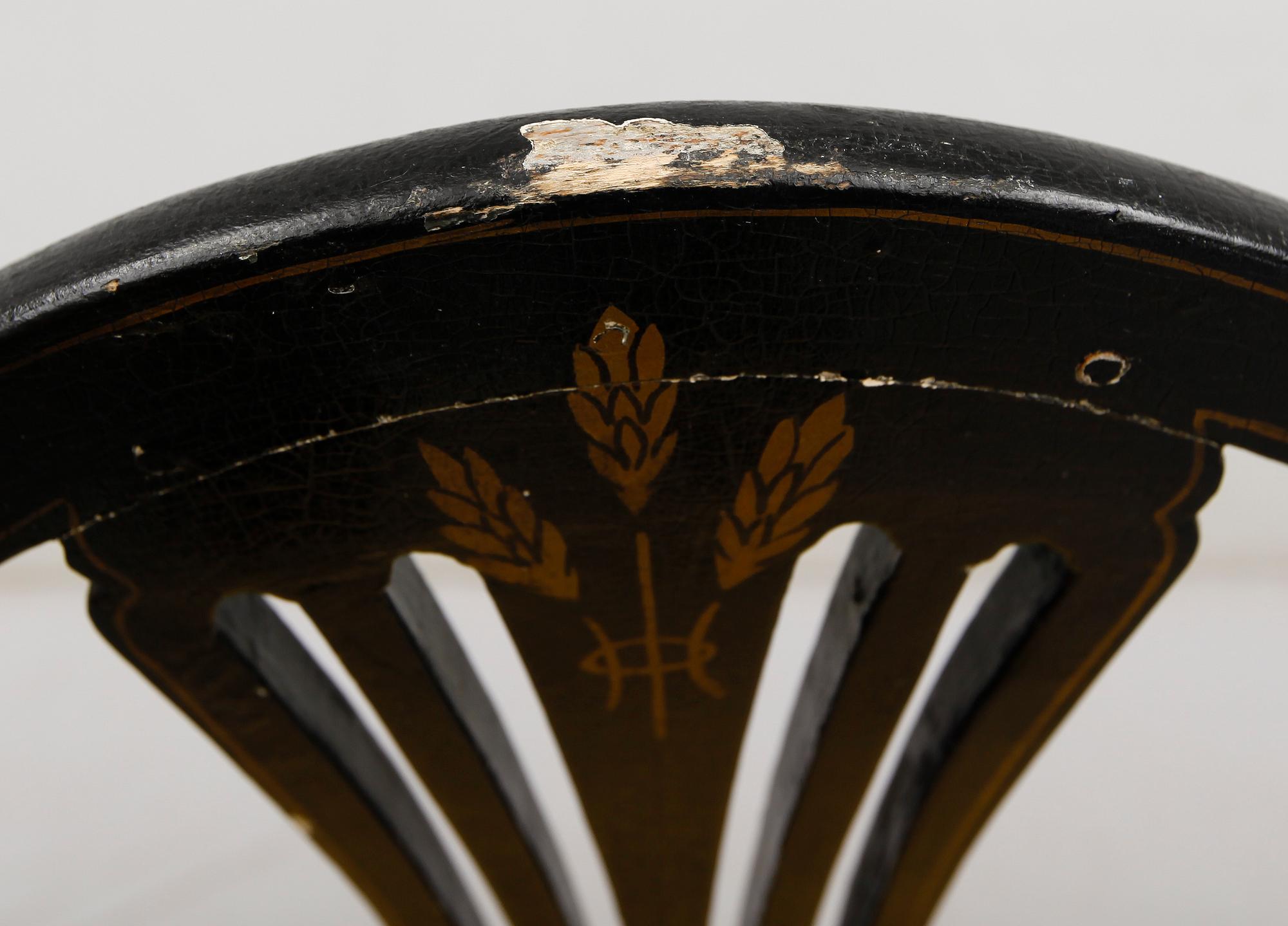 STOLAR, 3 st, sengustavianska, omkring år 1800.