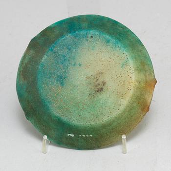 A paté de verre ashtray by Almaric Walter & Henri Bergé, Nancy France, 1917.