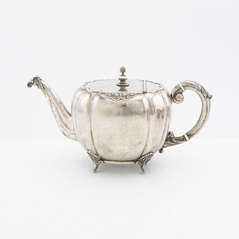 Tea service 3 dl silver Hungary early 20th century.