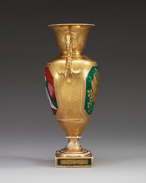 A Russian Empire vase, 19th Century.