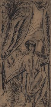 Isaac Grünewald, "På terrassen".