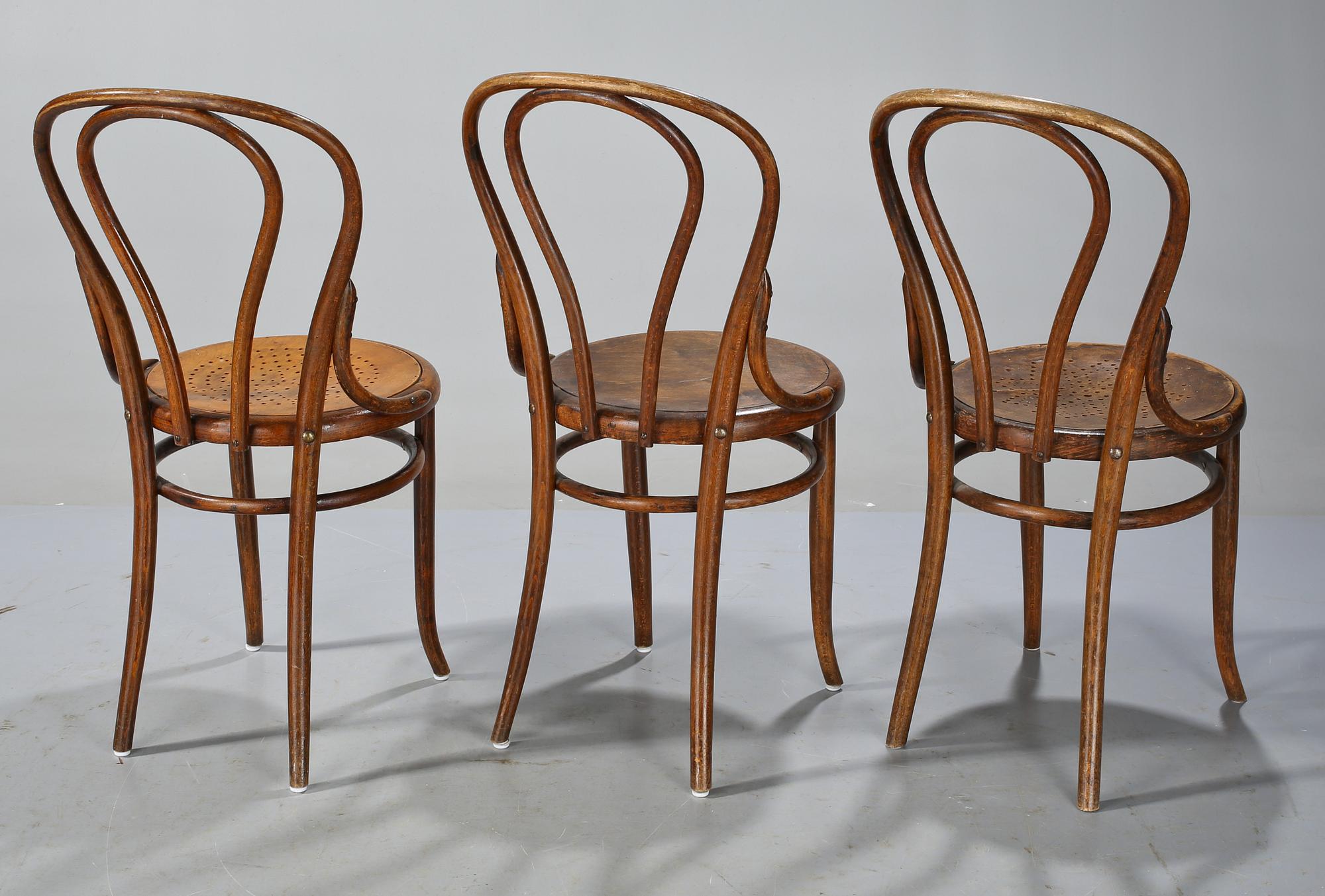 STOLAR, 3 st, Thonetmodell, 1900-talets början.