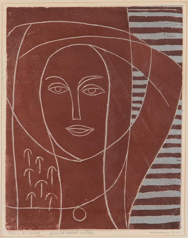 Arno Vihalemm, "Kvinna för spegeln".