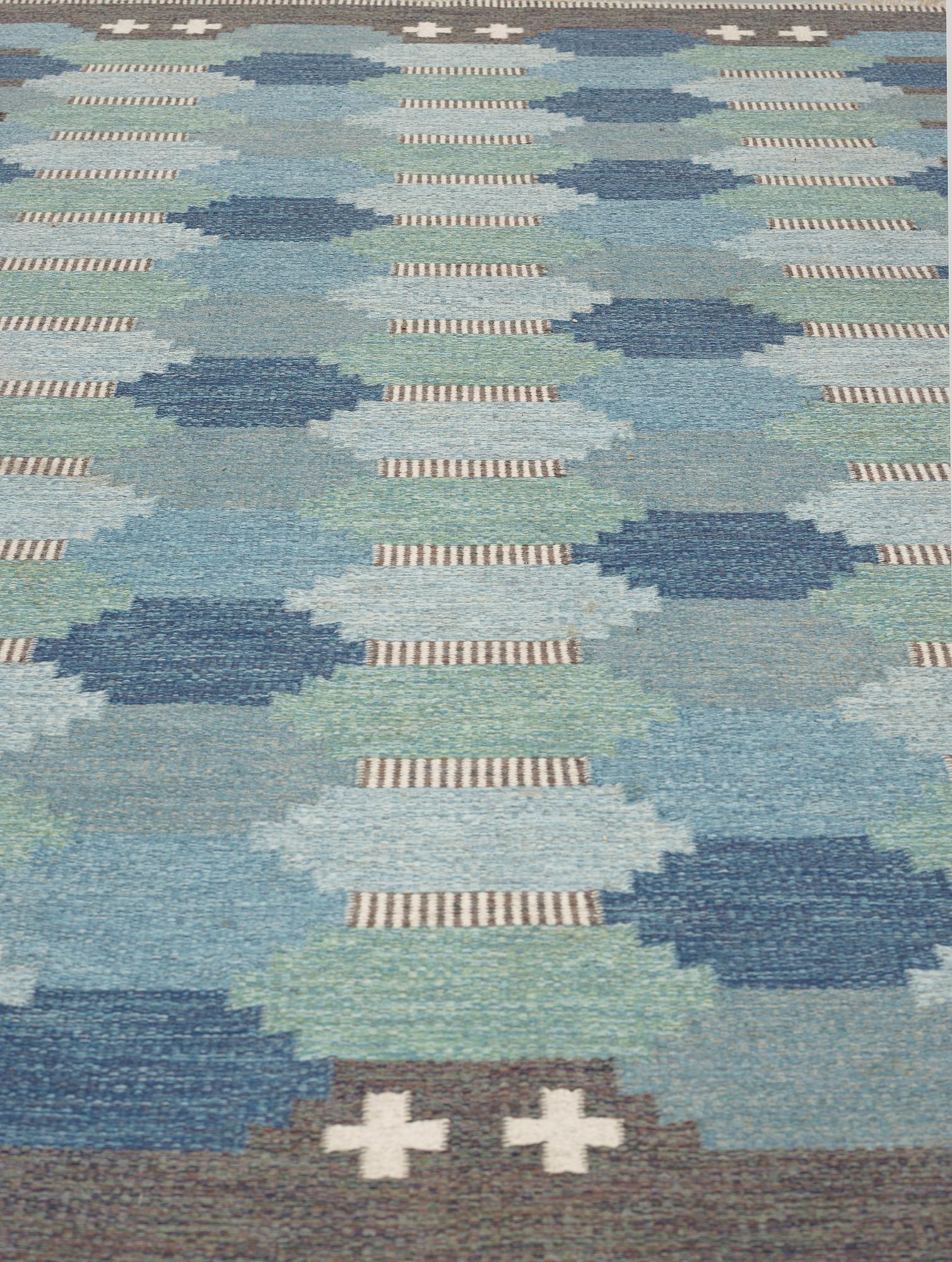 MATTA, rölakan, Ulla Parkdal, signerad UP. Ca 300x196 cm.