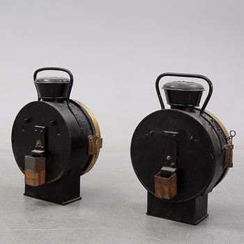 A pair of late 19th Century lanterns.