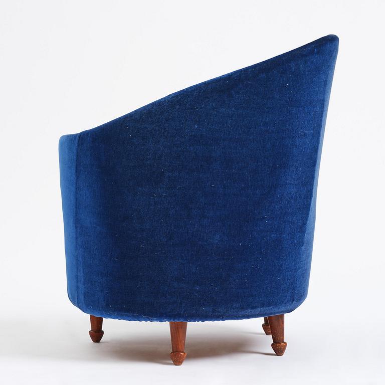 Carl Cederholm, a Swedish Modern armchair, Stil & Form, Stockholm, 1940s-50s.
