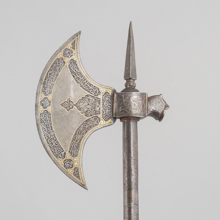 Axe, Indo-Persian, late 19th century.