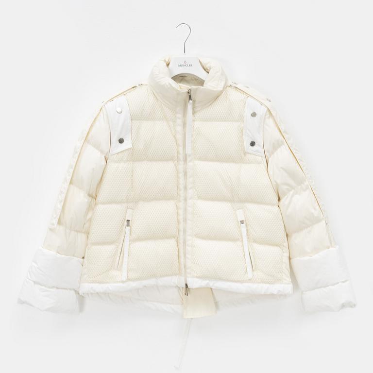 Moncler, a nylon and mesh down jacket 'Narva Giubbotto', size 2.,