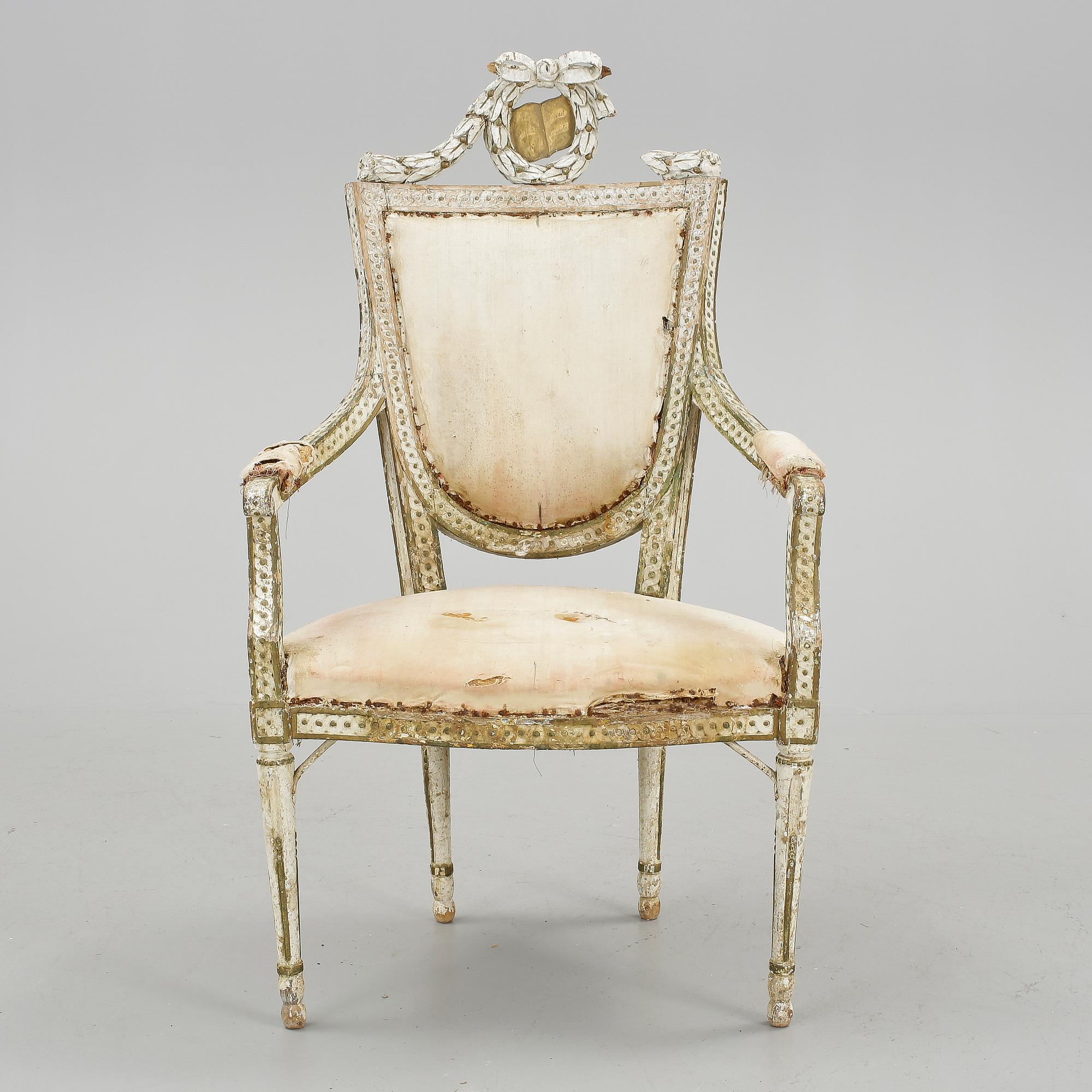 KARMSTOL, Louis XVI, Frankrike, 1700-tal.