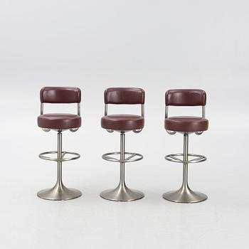 Johanson Design, barstolar, 3 st, Markaryd, 1900-talets senare del.