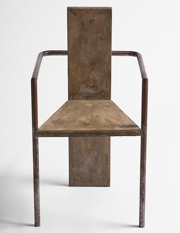 Jonas Bohlin, karmstol, "Concrete", provex, Källemo, Värnamo, efter 1981.