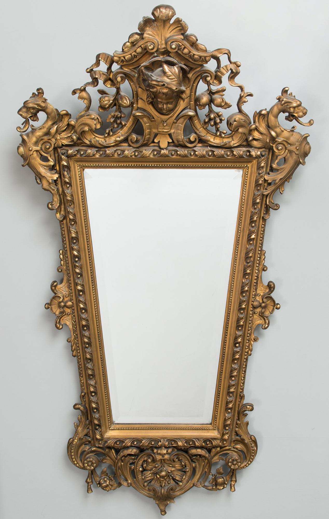 An early 20th century mirror. - Bukowskis