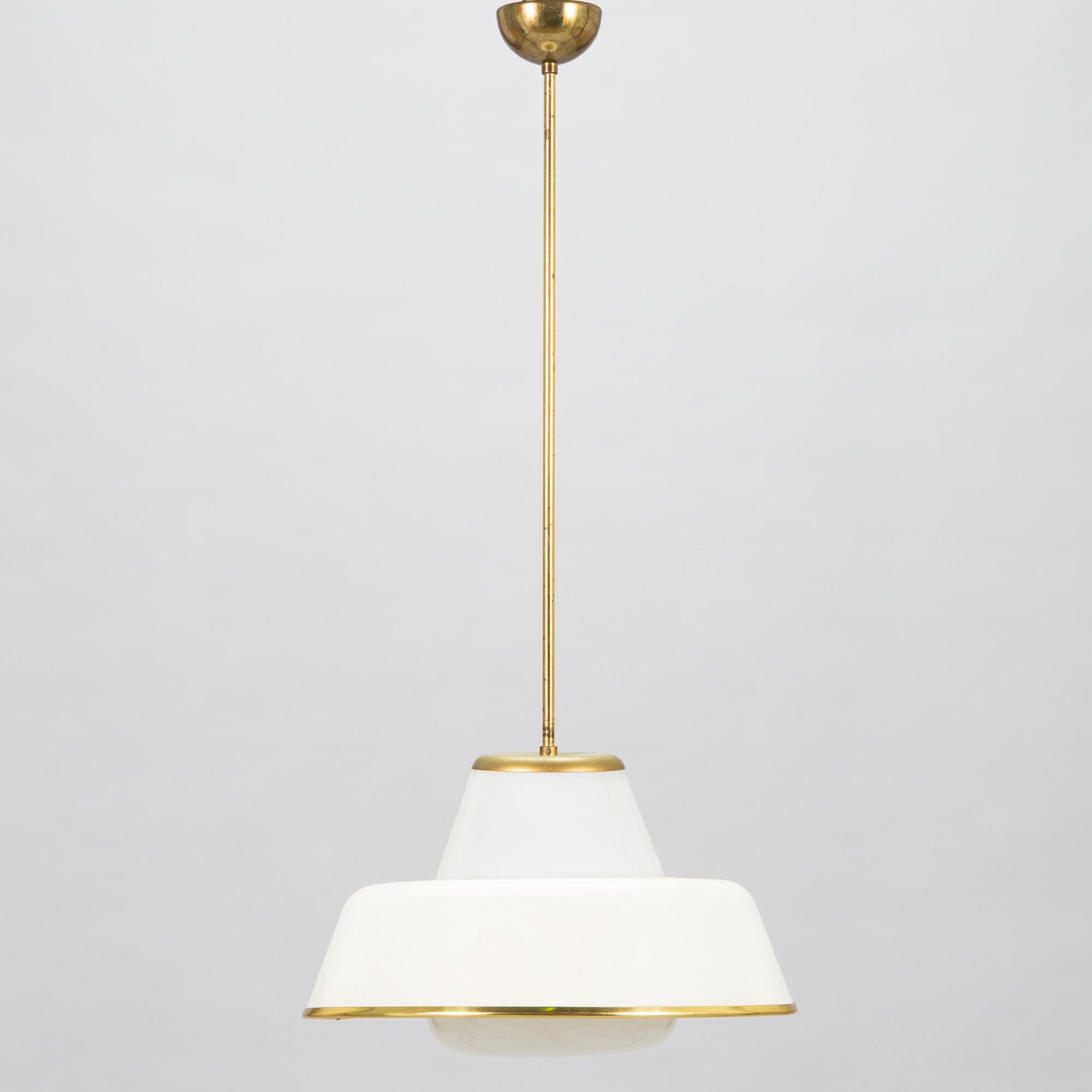 Lisa Johansson-Pape,  taklampa, modell 61-347, Orno, 1900-talets mitt.