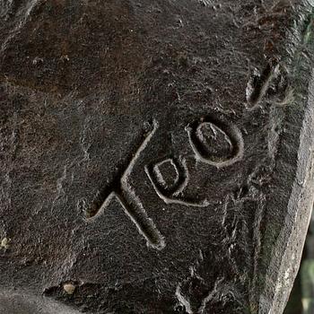 STEN TEODORSON. Skulptur. Brons. Sign.