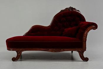 KANAPÉ, nyrokoko, 1800-talets andra hälft.