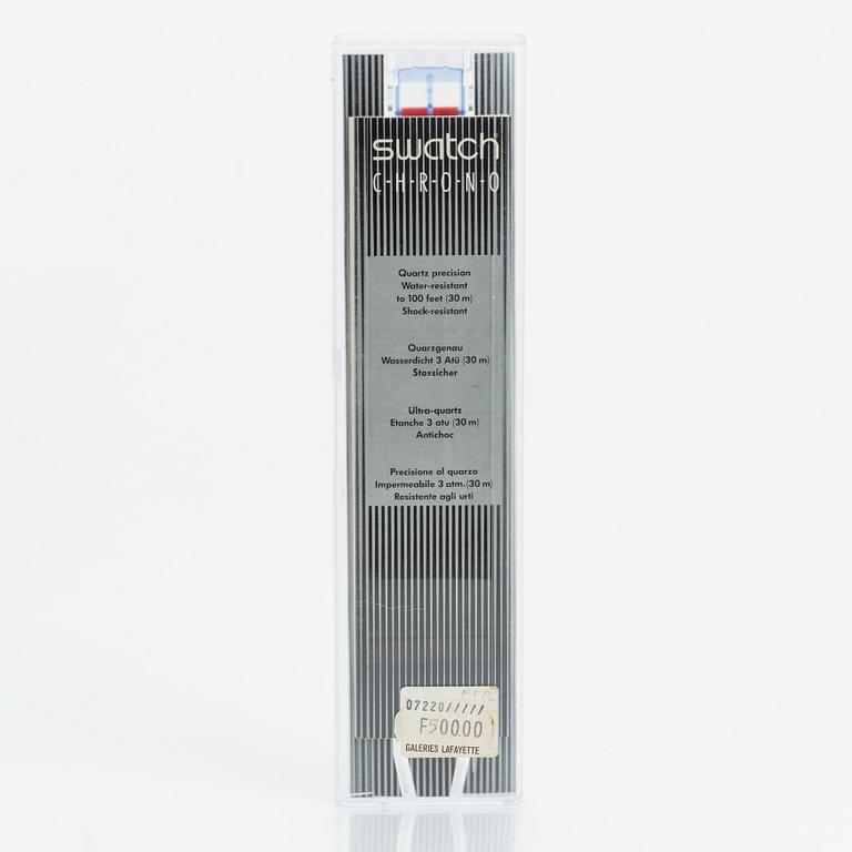 Swatch, Chrono JFK, wristwatch, chronograph, 36 mm.