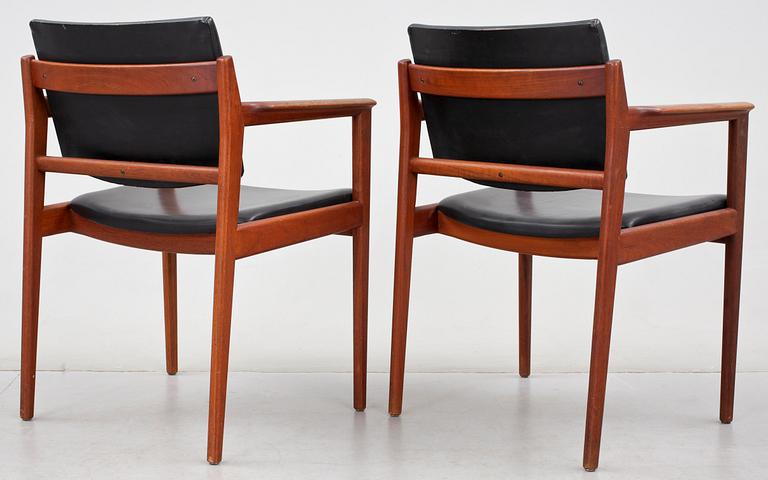 KARMSTOLAR, ett par, 1950-60-tal.