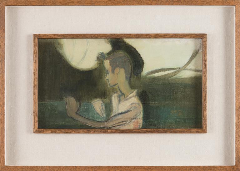 Helene Schjerfbeck, Music (Ingeborg on the Balcony).