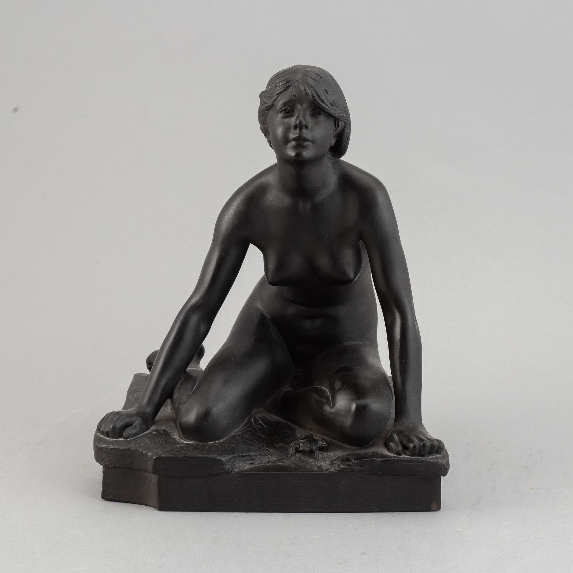 Per Hasselberg, efter. Sculptur, 'Grodan' ceramic, Jörgensen, Copenhagen, Denmark.