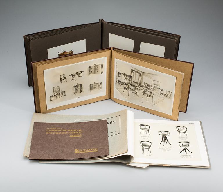 MÖBELKATALOGER, 5 st bla Åfors Möbelfabrik AB.