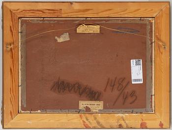 ASTA NØRREGAARD, oil on canvas/paer-panel, signed and dated 1894.