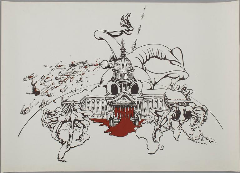 10 political posters from Sweden, 1960s and 70 s, Sweden.