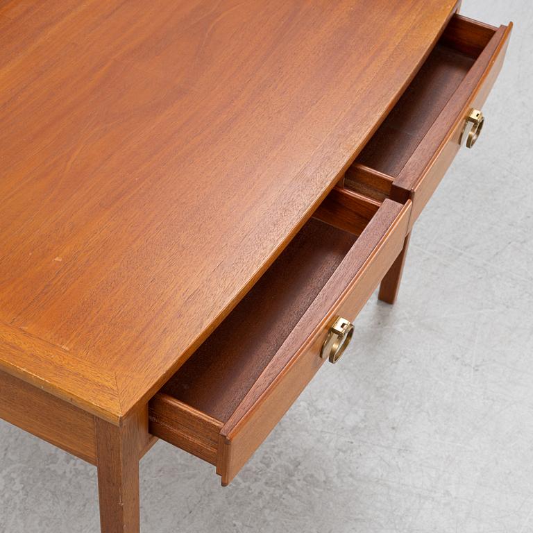 Kerstin Hörlin-Holmquist, a mahogany-veneere desk from the 'Triva' series, Nordiska Kompaniet, 1960's/70's.