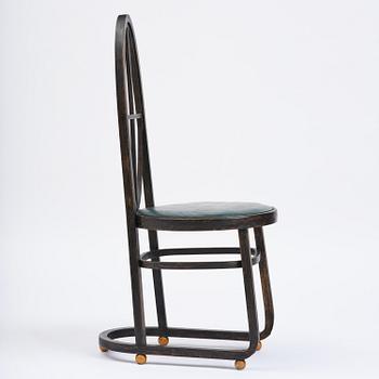 Carl Bergsten, stol, Gemla Leksaksfabrik, Diö, för Konst- och industriutställningen, Norrköping, 1906.