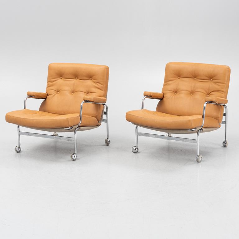 Bruno Mathsson, a pair of "Karin" armchair, Dux, Sweden.