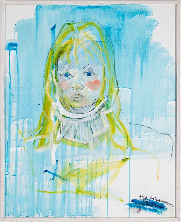 STIG CLAESSON, oil on canvas, signed.