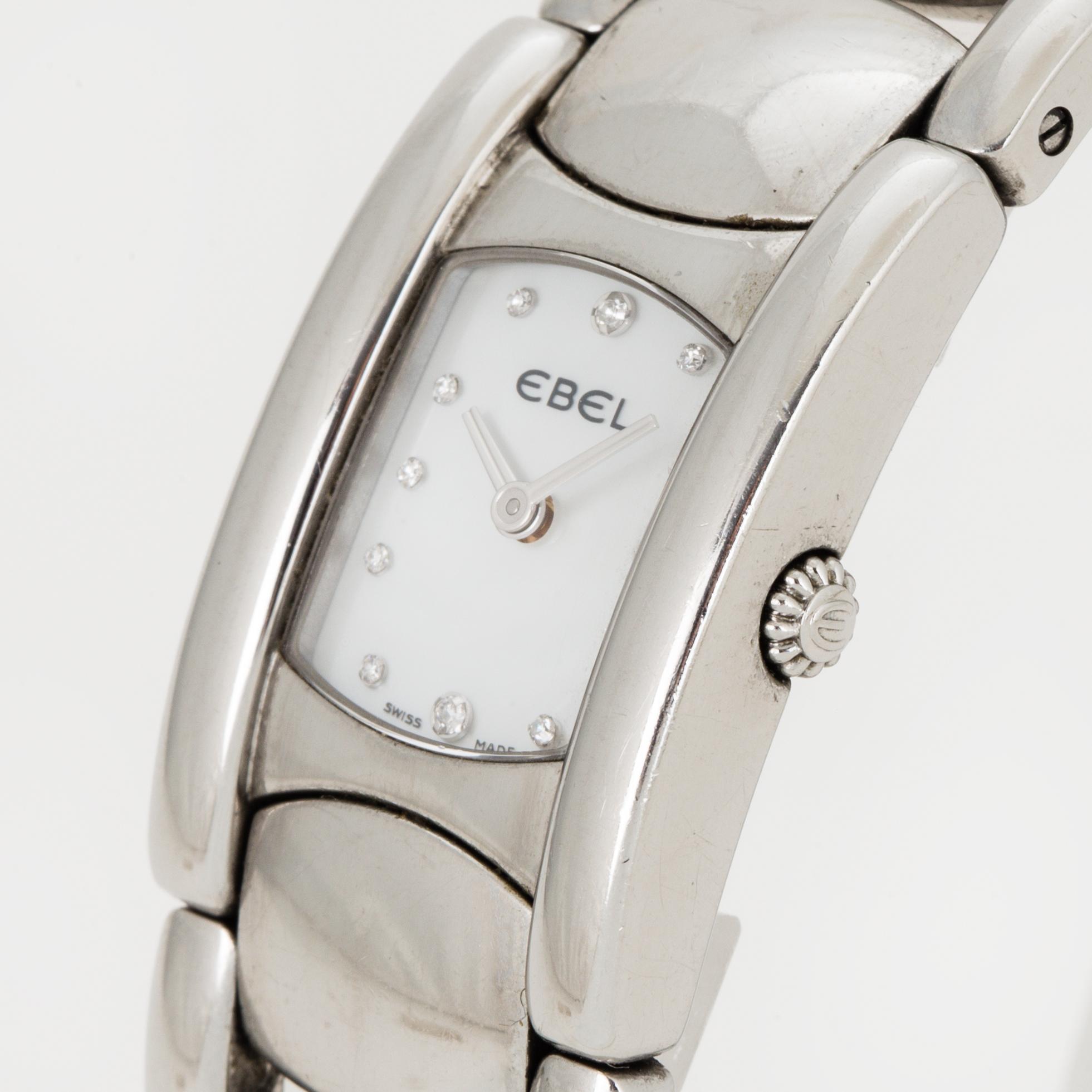 EBEL, Beluga Manchette Lady, wristwatch, 19 mm.