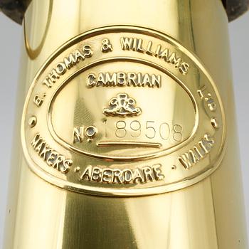 GRUVLYKTA, mässing, E. Thomas & Williams LTD, Aberdare, Wales, 1900-talets andra hälft.