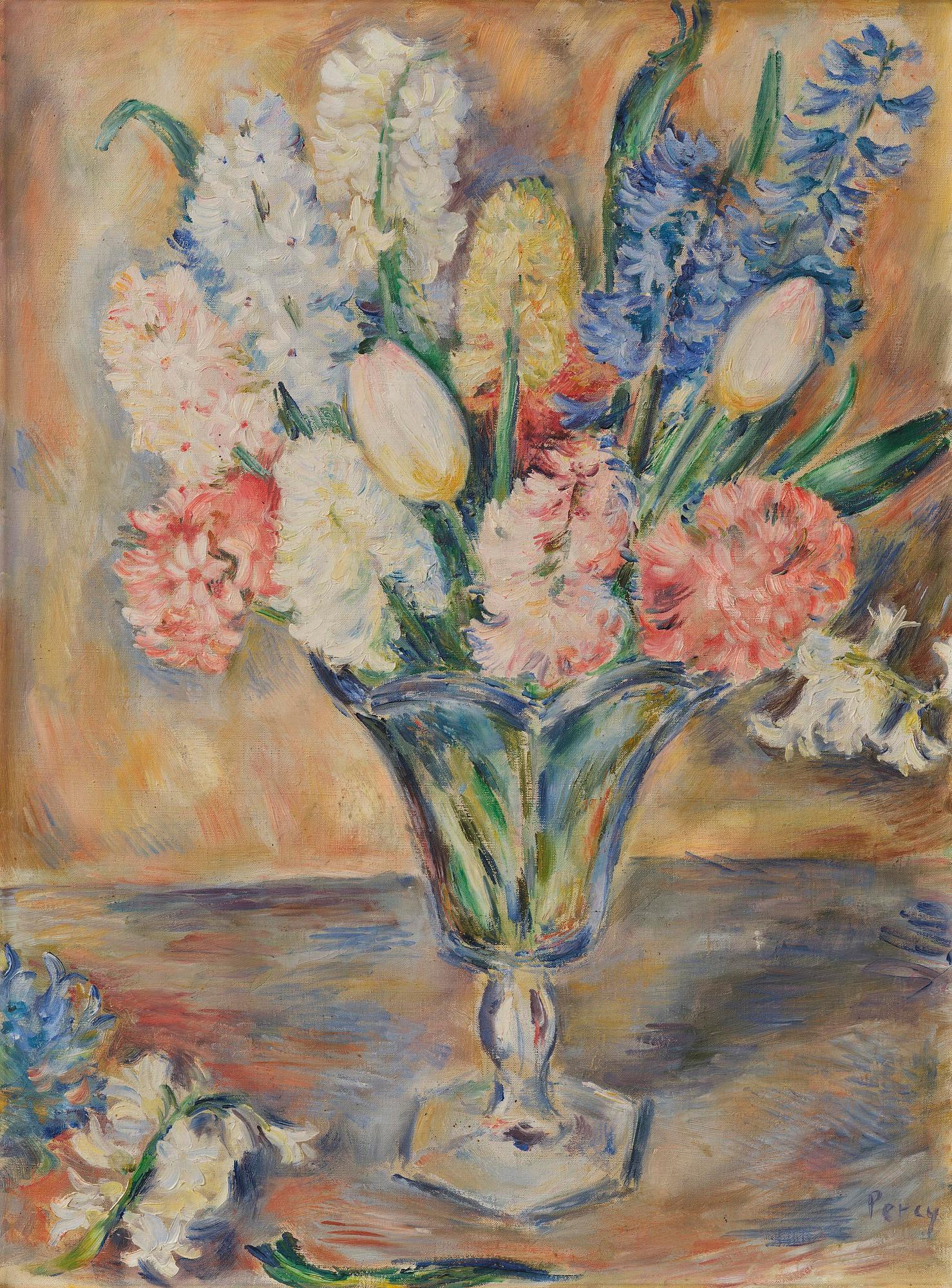 Arthur Percy, Flower still life.
