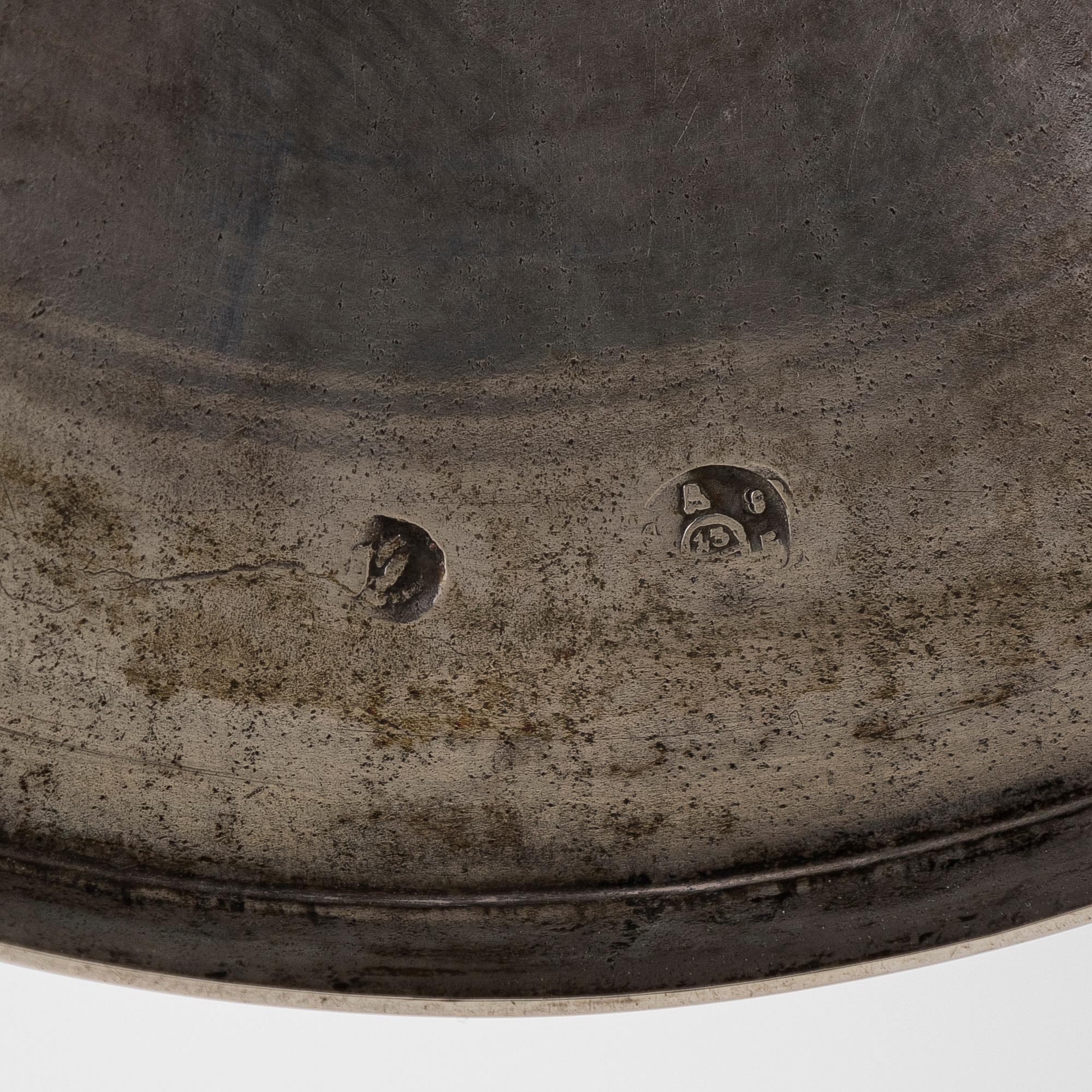 Ljusstakar, 3 st, silver, Österrike-Ungern 1807-1922.