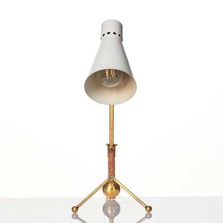 Tapio Wirkkala, a table lamp, model 'K11-16', Idman, Finland, mid-20th century.