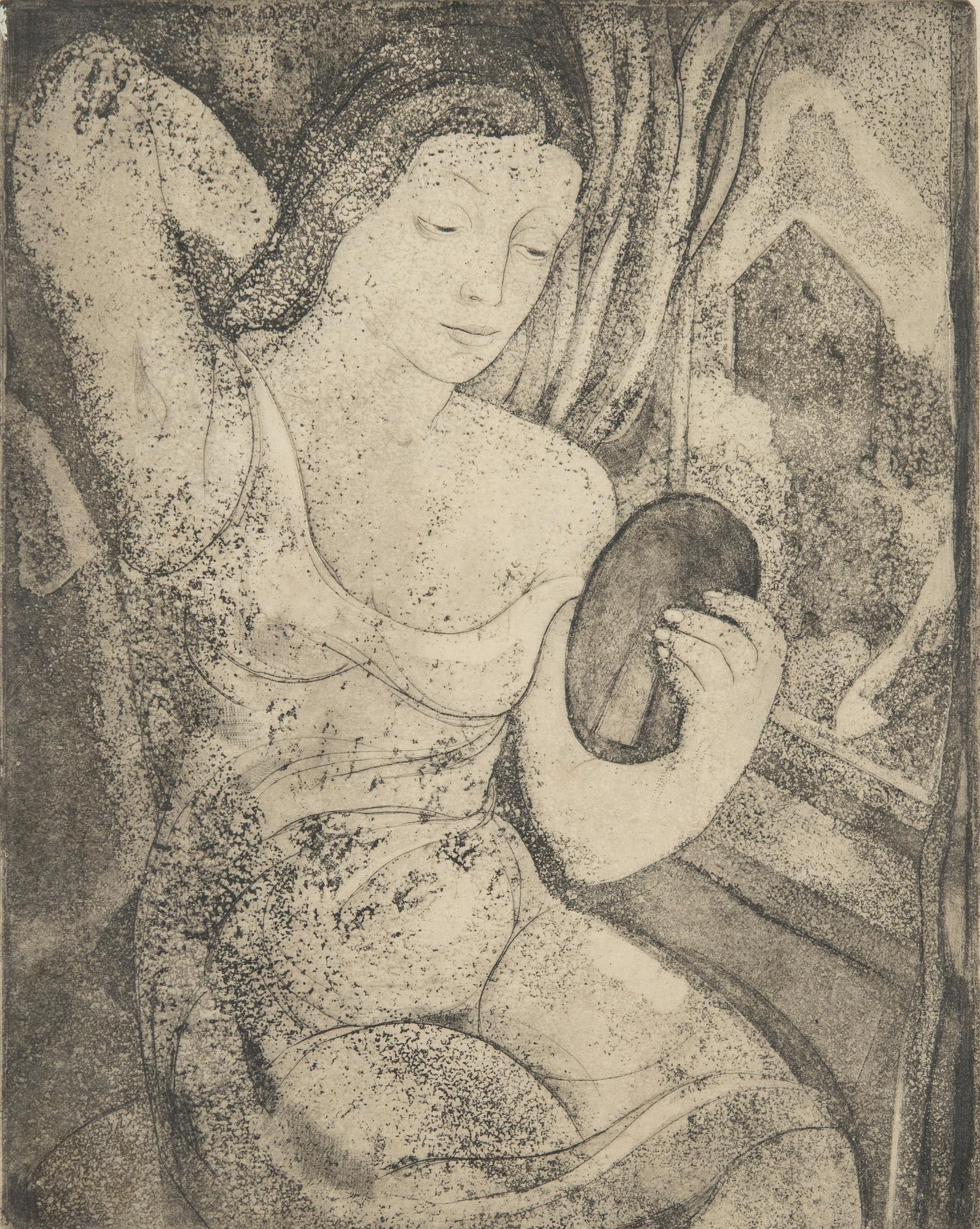 Aimo Bach, 'Naine peegliga'.