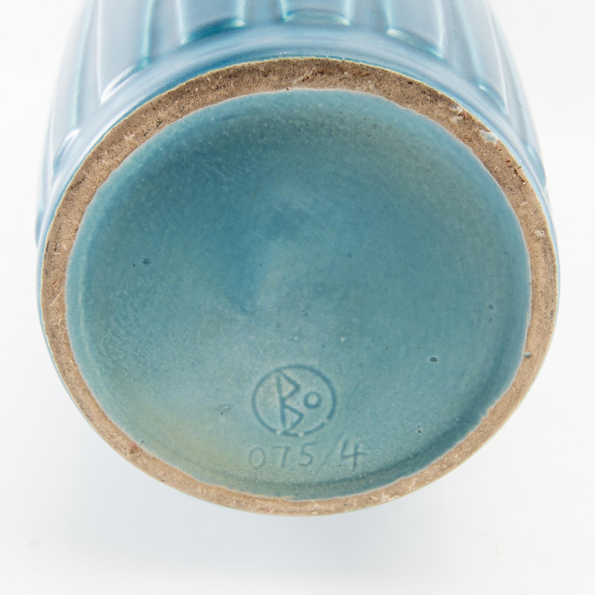 Vase Bo Fajans Gefle mid-20th century.