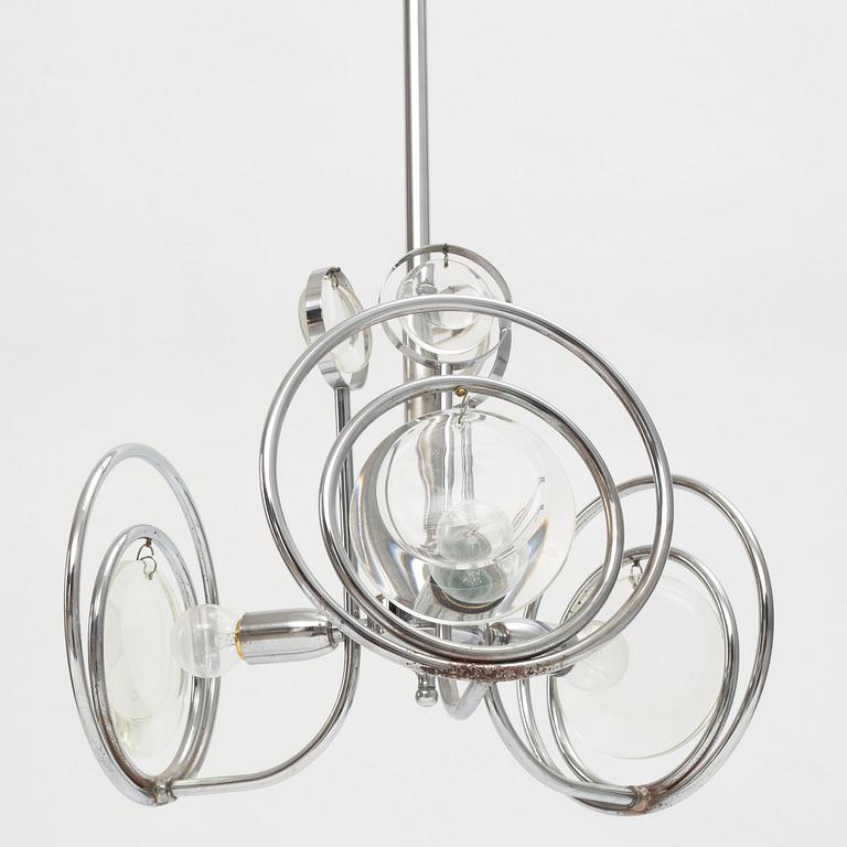 Ceiling lamp, likely from France, second half of the 20th Century.