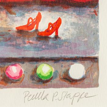 PERNILLA STAPPE, lithograph in colours, signed 178/237.